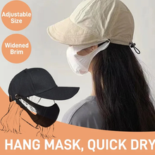 Load image into Gallery viewer, Sun Hat That Can Hang Mask