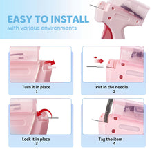 Load image into Gallery viewer, Mini Label Gun with Storage Box - Compact Design, Fine Needle Set, Contains More Than 2000 Labels, Suitable for Clothing and Fabric Labels