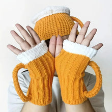 Load image into Gallery viewer, Funny 3D Beer Mug Knitted Glove Gift