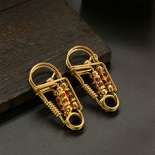 Load image into Gallery viewer, Stainless Brass Keychain