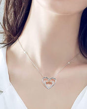 Load image into Gallery viewer, Two hearts Infinity Necklace