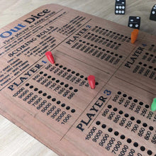 Load image into Gallery viewer, Crap Out Dice Scoreboard