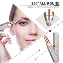 Load image into Gallery viewer, 4 In 1 Facial Electric Shaver For Women, Full Body Epilator Rechargeable Eyebrow Nose Bikini Hair Trimmer