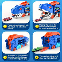 Load image into Gallery viewer, Transport Dinosaur Truck with Foldable Sliding