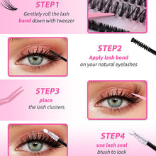 Load image into Gallery viewer, Natural Fluffy False Eyelash Extensions Set
