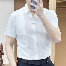 Load image into Gallery viewer, Men's Business Casual Patchwork Shirt