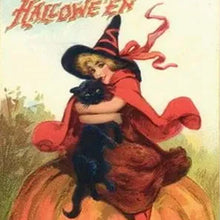 Load image into Gallery viewer, Vintage Halloween Postcard ( 24 pcs )