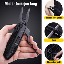 Load image into Gallery viewer, 6 i 1 lommeknivtang i rustfritt stål