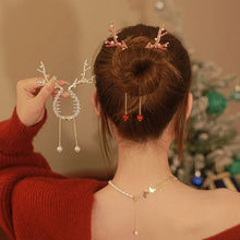 Load image into Gallery viewer, Rhinestone Tassel Ponytail Hair Claw