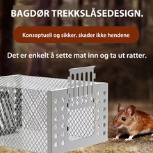 Load image into Gallery viewer, Automatisk musefelle i rustfritt stål