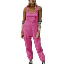 Load image into Gallery viewer, Women's Fleece Warm Loose Casual Jumpsuits