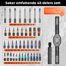 Load image into Gallery viewer, 42-i-1 magnetisk skrutrekkersett