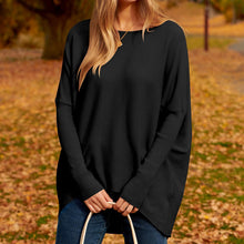 Load image into Gallery viewer, Women's Irregular Oversized Dolman Sleeve Knitted Pullover