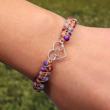 Load image into Gallery viewer, For barnebarn - For du er alltid i mitt armbånd med perler