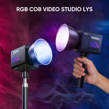Load image into Gallery viewer, Håndholdt bærbar videolampe