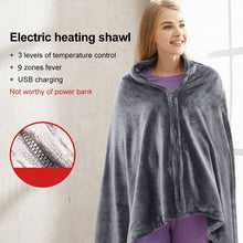 Load image into Gallery viewer, Heated Flannel Blanket