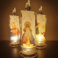 Load image into Gallery viewer, LED prayer flameless candles