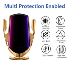 Load image into Gallery viewer, Wireless Charging Car Mute Mobile Phone Navigation Industrial Style Bracket