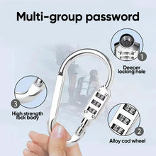 Load image into Gallery viewer, Multifunctional Alloy Combination Lock