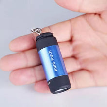 Load image into Gallery viewer, USB oppladbar mini nøkkelring lys
