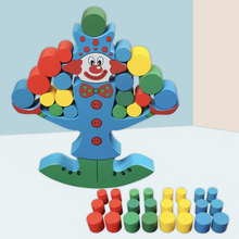 Load image into Gallery viewer, Wooden Clown Balancing Blocks