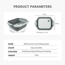 Load image into Gallery viewer, Hirundo Portable Multi-function Collapsible Dish Tub