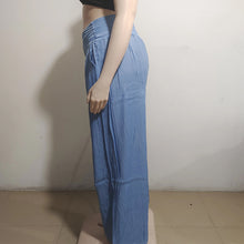 Load image into Gallery viewer, Wide-leg High-waisted Jeans
