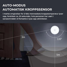 Load image into Gallery viewer, LED intelligent menneskekroppssensorlys