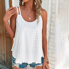 Load image into Gallery viewer, Solid Eyelet Embroidery Cami Top