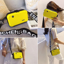Load image into Gallery viewer, Mini size travel case shape square hand bag