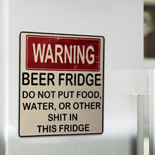 Load image into Gallery viewer, Funny Beer Fridge Vintage Sticker Sign