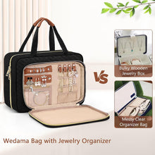 Load image into Gallery viewer, Hanging toiletry storage cosmetic bag