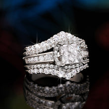 Load image into Gallery viewer, Square Five-in-One Ring for Women