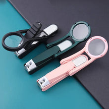 Load image into Gallery viewer, Portable Nail Scissors With Magnifying Glass