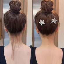 Load image into Gallery viewer, Rhinestone Star Broken Hair Comb