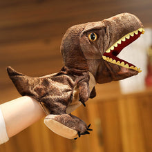 Load image into Gallery viewer, Plush dinosaurhånddukker