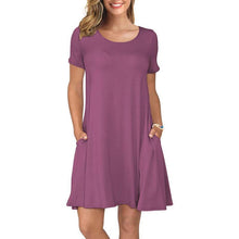 Load image into Gallery viewer, Summer Travel Short Sleeve Dress