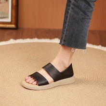 Load image into Gallery viewer, Thick Sole Women's Stylish Leather Sandals