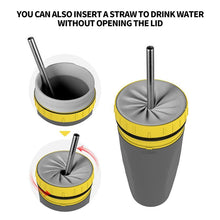 Load image into Gallery viewer, coverless twist cup，creative plastic cup