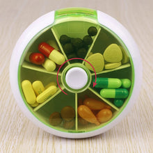Load image into Gallery viewer, Weekly Portable Round Pill Box