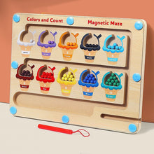 Load image into Gallery viewer, Ice Cream Color and Number Magnetic Board