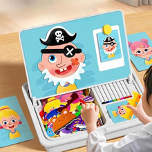 Load image into Gallery viewer, Magnetisk puslespill med byggeklosser for læring