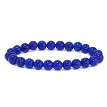 Load image into Gallery viewer, Natural Lapis Lazuli Stone Beaded Bracelet