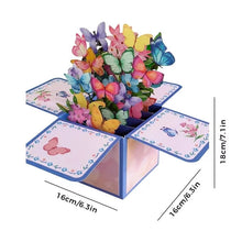 Load image into Gallery viewer, Morsdagssalg 3D Pop up blomsterbukettkort