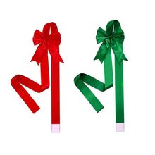 Load image into Gallery viewer, Christmas Door Bow Ribbon Decoration