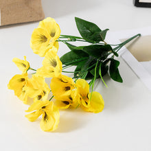Load image into Gallery viewer, Outdoor Artificial Pansy Flowers