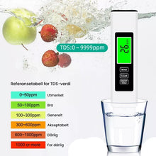 Load image into Gallery viewer, Ny 4-i-1 Digital TDS-måler