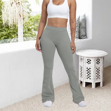Load image into Gallery viewer, Women's High Waist Ruched Flared Sports Leggings