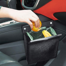 Load image into Gallery viewer, LED Car Leather Trash Can