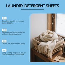 Load image into Gallery viewer, Eco-Friendly Laundry Detergent Sheets